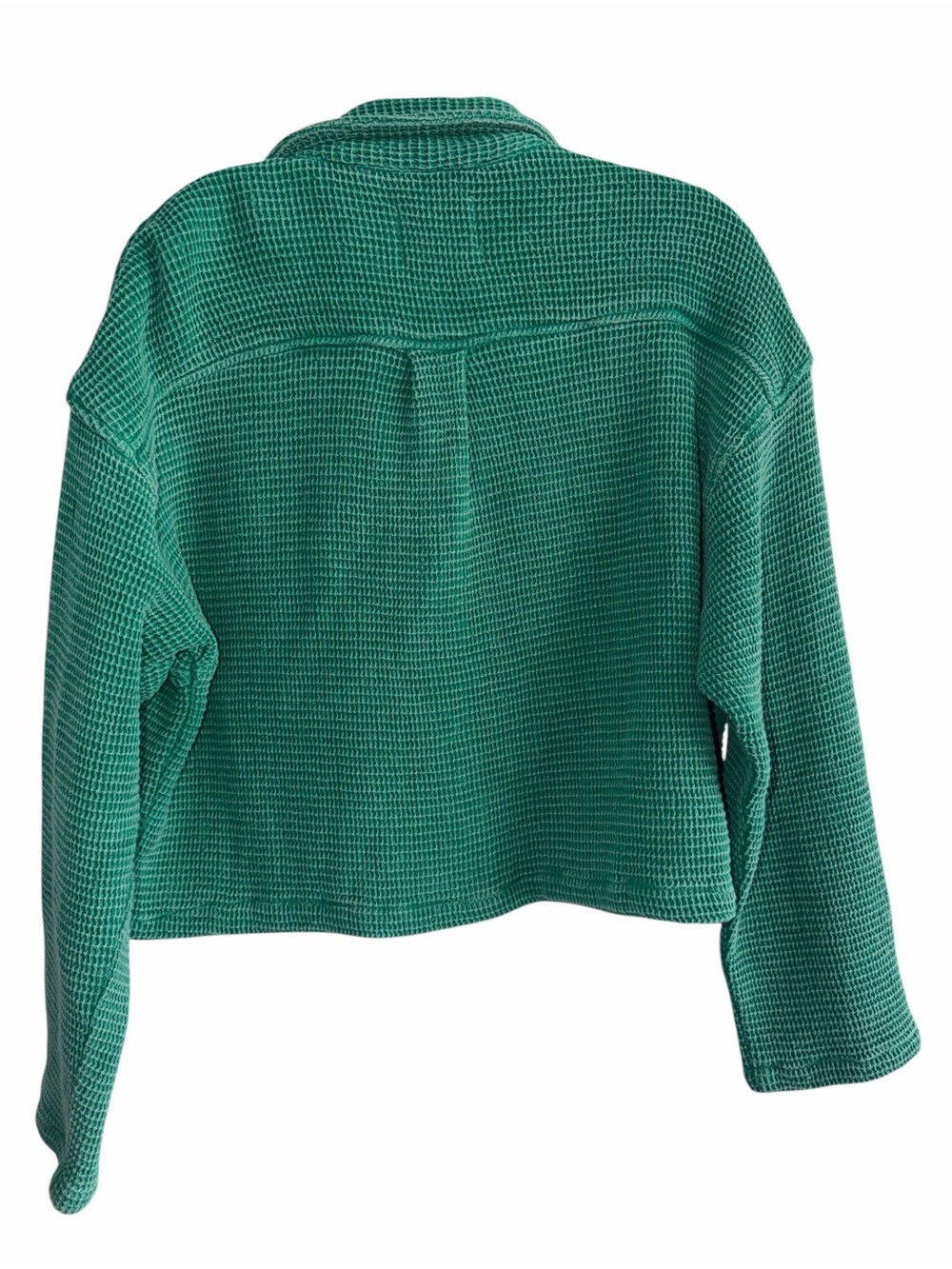 BDG Emerald Green BDG Jersey Chore Waffle Shirt Size XS NWT - Picture 3 of 8